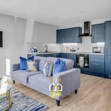 King Street Stay - Sja Stays - Modern 2 Bed Apartment Aberdeen Extérieur photo